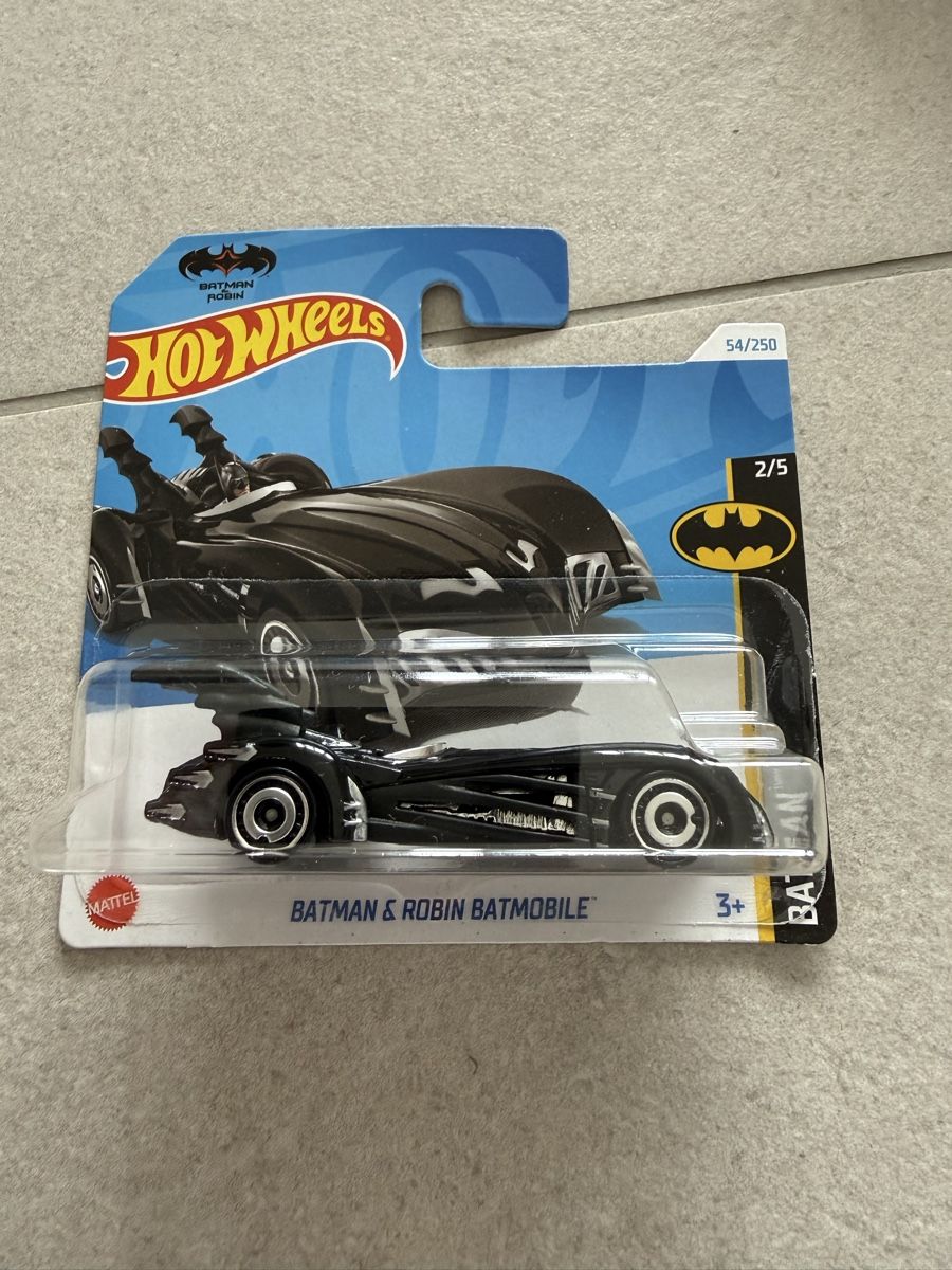 Hot Wheels Modellautos: Hot Wheels - Batmobile Batman & Robin noir – Neu und originalverpackt aus Yvorne von AutoCollectionneur