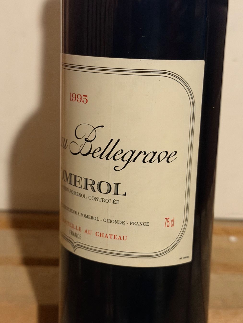 Wein: Château Bellegrave 1995 POMEROL – Neu (gemäss Beschreibung) aus Roche VD von avediscipule 3