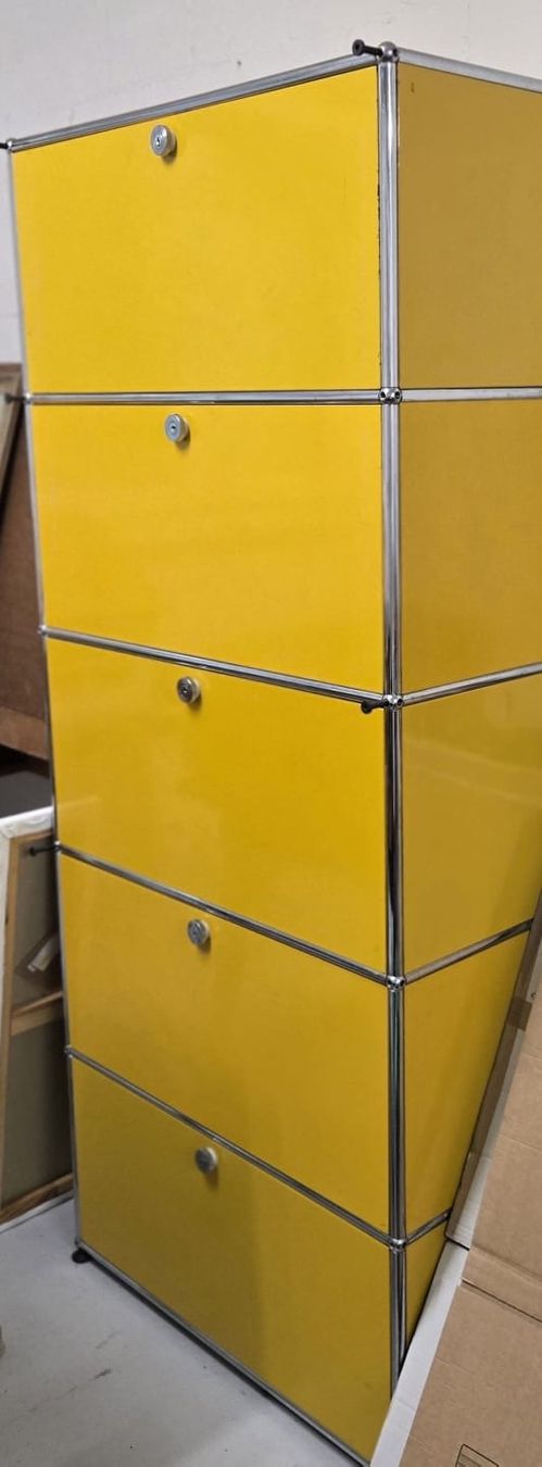 USM Regale: USM Haller Sideboard gelb – Gebraucht aus Hochdorf von Dimmerschachen