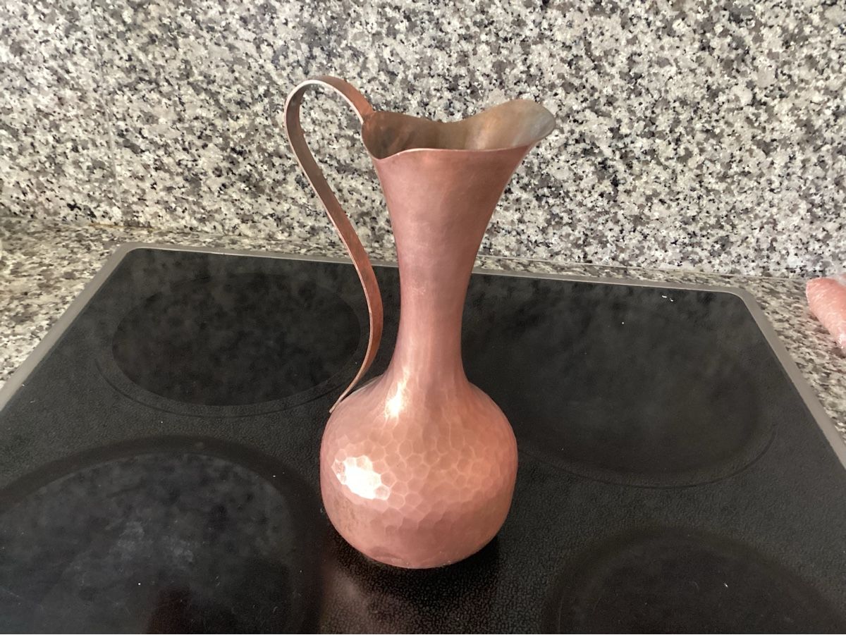 Caraffe: Antiker Kupfer Krug   – Usato da Minusio venduto da scotch111 3