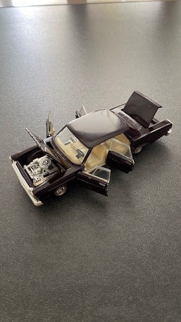 Dinky Toys Citroën 2 CV N°500 - Echelle 1/43 - Made In France - Gris - 1966