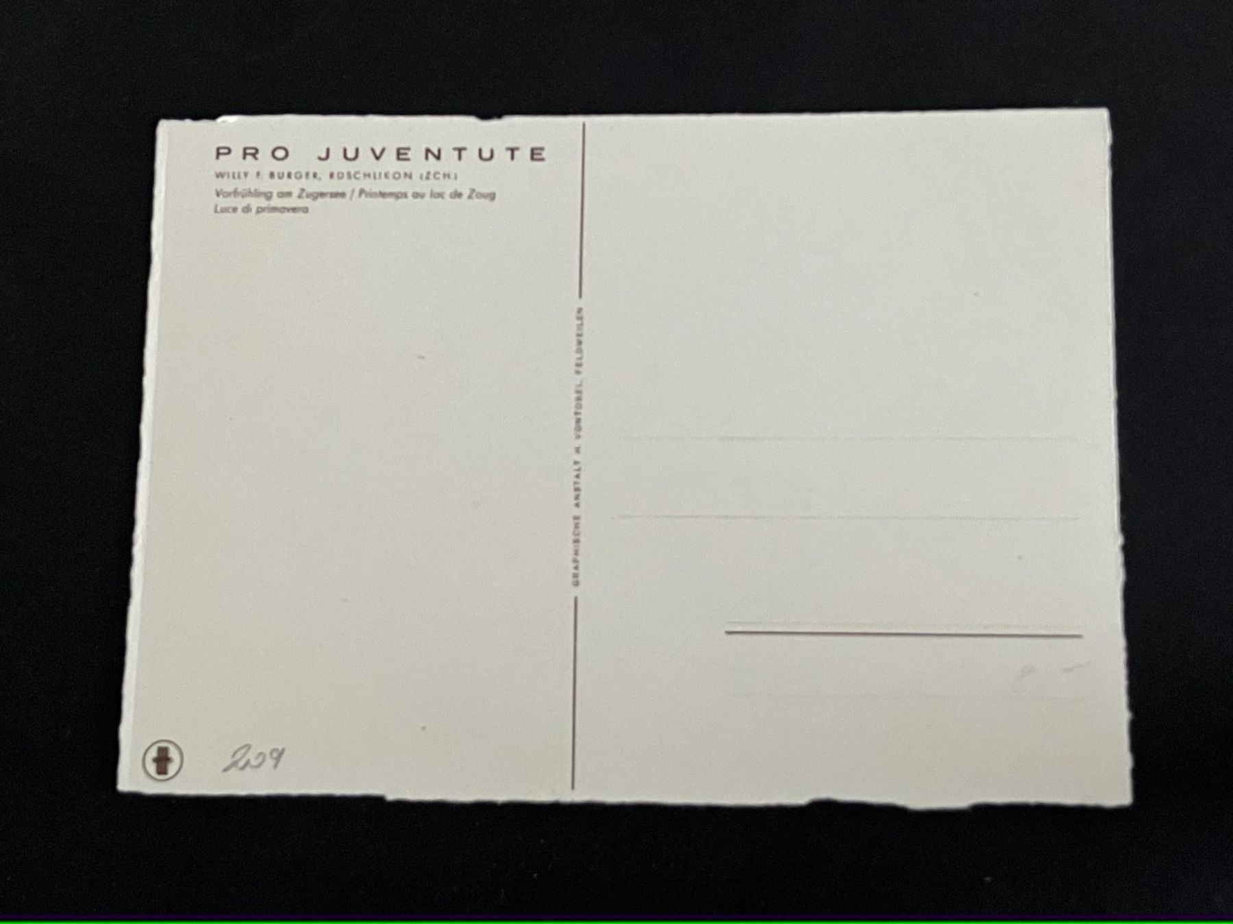 Alle Briefmarken: 1 Karte Pro Juventute – Neu (gemäss Beschreibung) aus Koblenz von mar_c2pj 1