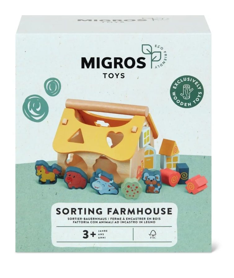 Migros Spielzeuge: Bauernhaus - Migros – Gebraucht aus Zürich von Elisavetpapadopoulou