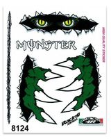 Monster Energy Drachen Böser Blick Aufkleber Sticker NEU