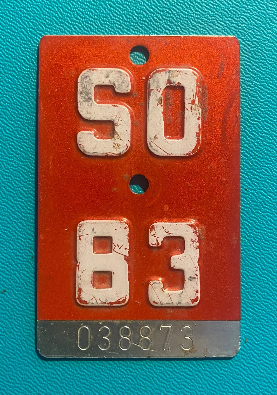 Insegne: Velonummer SO 83 / Plaque Vélo – Usato da Schnottwil venduto da Chasarmar