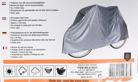 Sonstiges Radsport Zubehör: Fahrradabdeckung Grösse: 200 x 100 cm / Farbe: grau – Neu und originalverpackt aus St. Gallen von schnaeppchen-preise 3