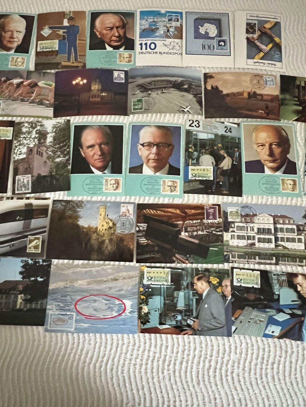 Tutti i francobolli: Lot 32 Stück Maximumkarten BRD1981   (R753) – Usato da Hinwil venduto da Sidi4 2