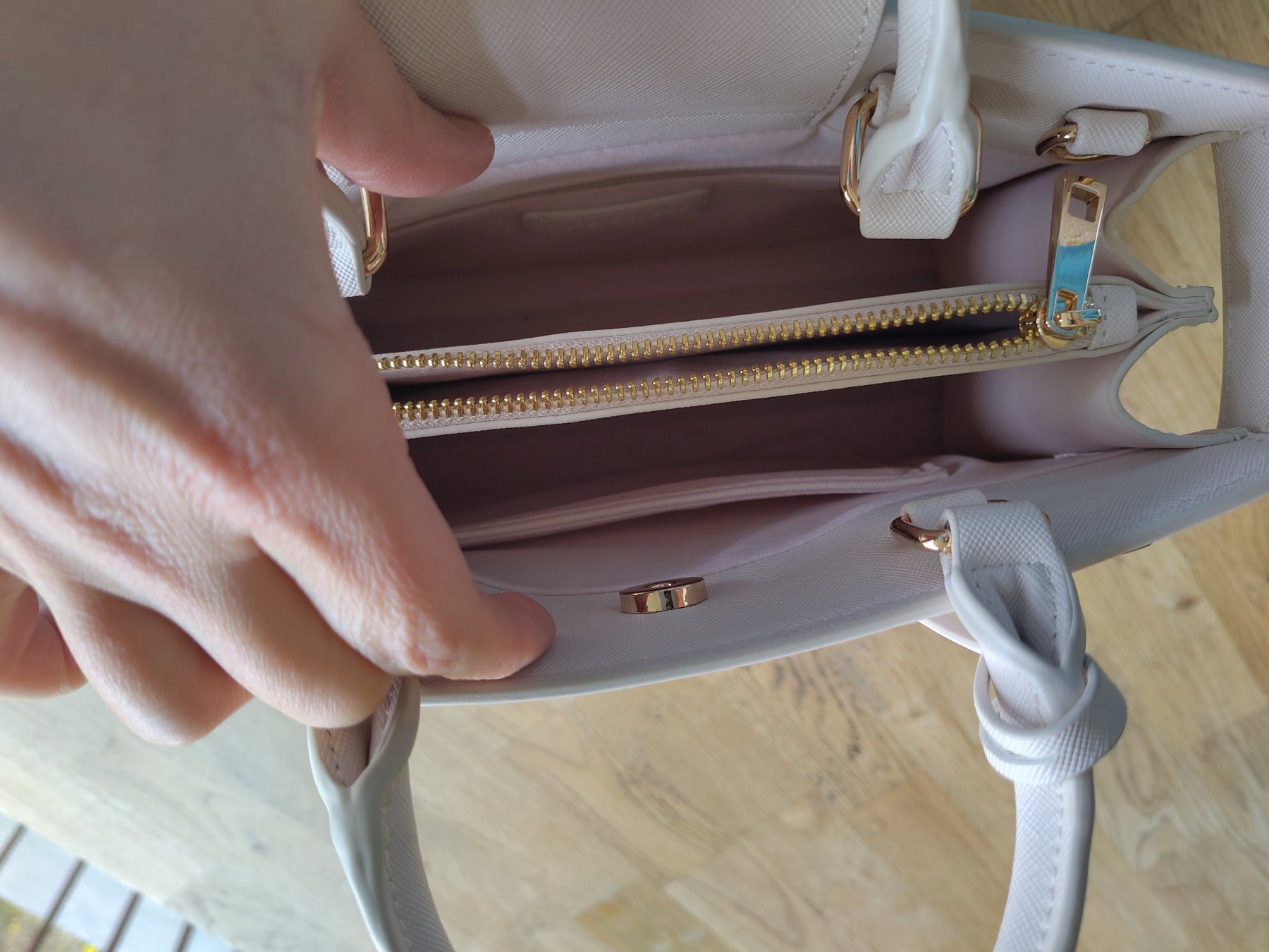 Borse da donna: Sac à main blanc beige – Nuovo (secondo la descrizione) da Courrendlin venduto da fluryv2 5