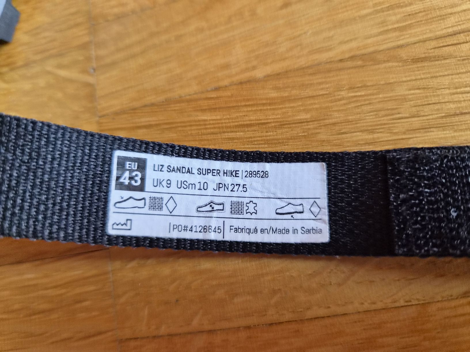 Herrenschuhe: Lizard Sandal Super Hike Grösse 43 – Gebraucht aus Gams von kat_lg5l 3