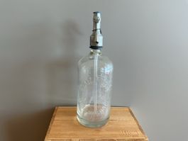 Syphonflasche Franz Moser Neulengbach Glas Metall