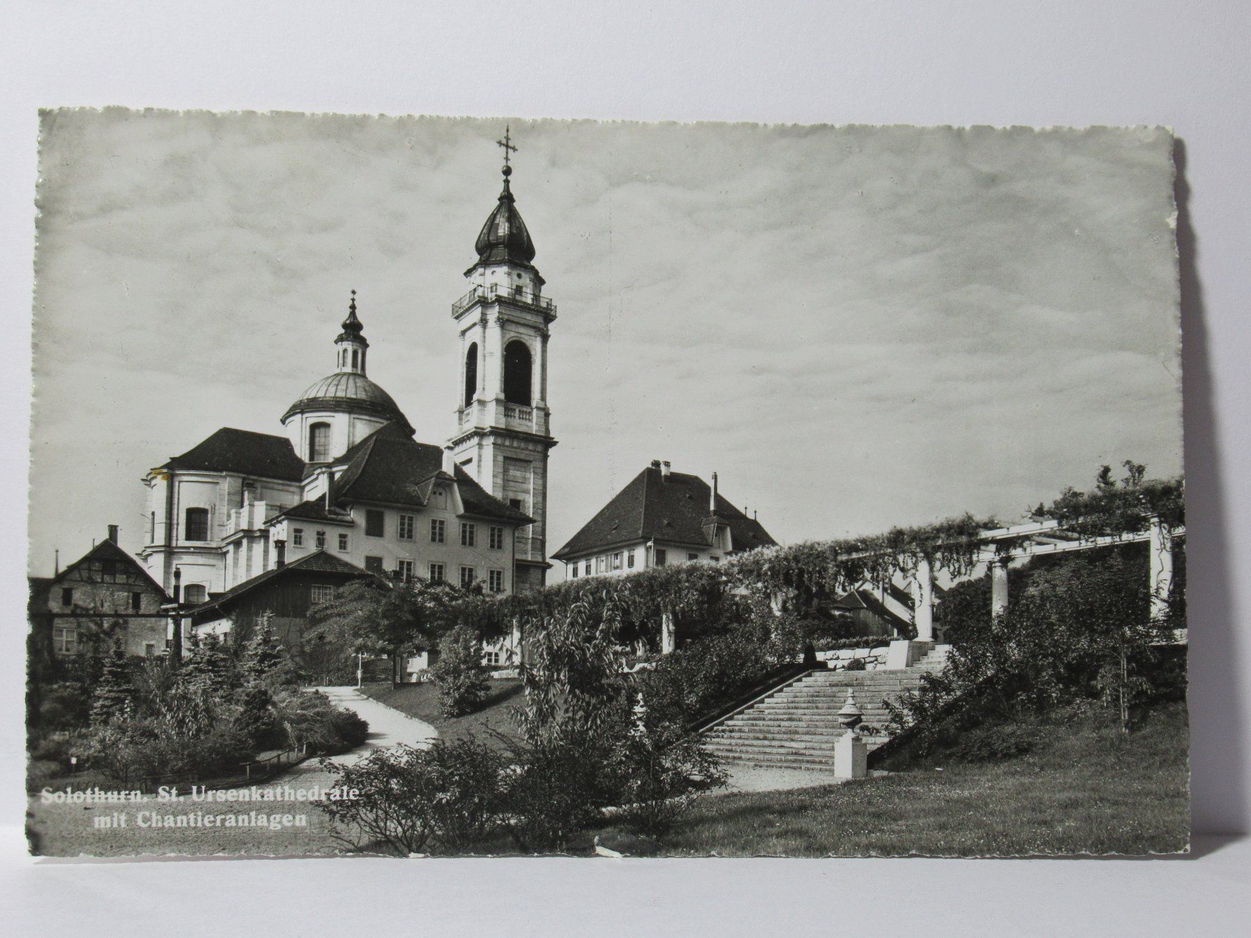 Cartoline postali: Solothurn , St. Ursenkathedrale  1951 – Usato da Grenchen venduto da Bluemchen1900
