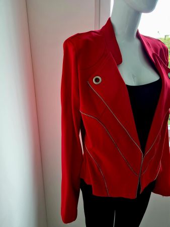 Jacke Damen  Reissverschluss Details, Gr. L