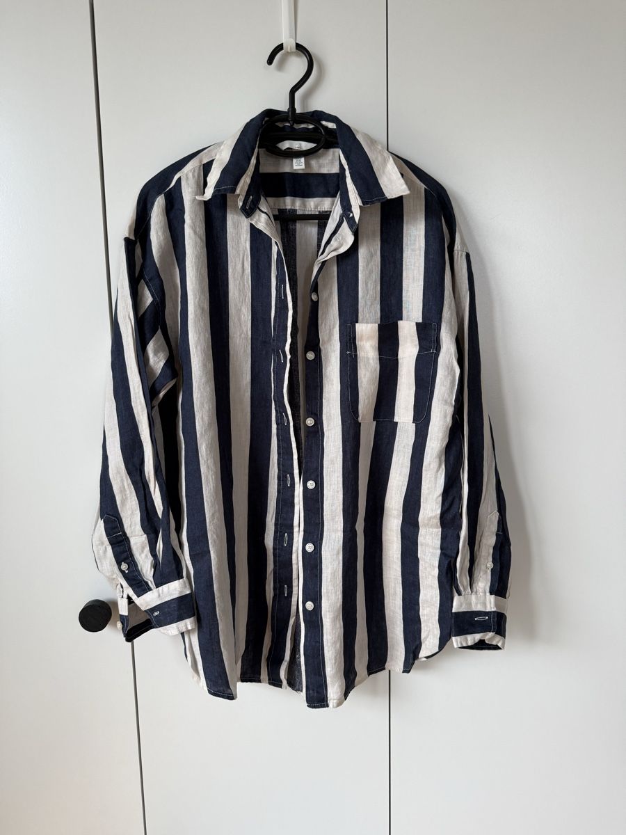 H&M Camicette: H&M Linen Hemd xs (oversized) – Nuovo (secondo la descrizione) da Luzern venduto da Aistee 1