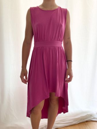 Kleid pink Grösse S asymmetrischer Saum guter Zustand