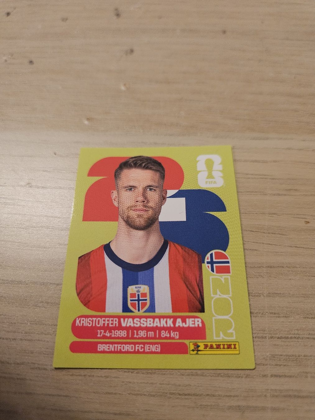 Panini Cartes à collectionner: Panini WM 2026 NOR 5 – Neuf (Voir description) à Genève par jerdinho1209