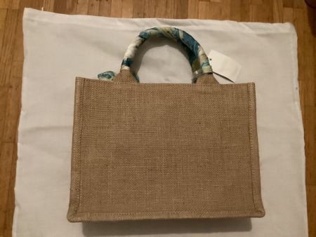 Luna Sarah, sac style Cabas D , en jute naturelle,