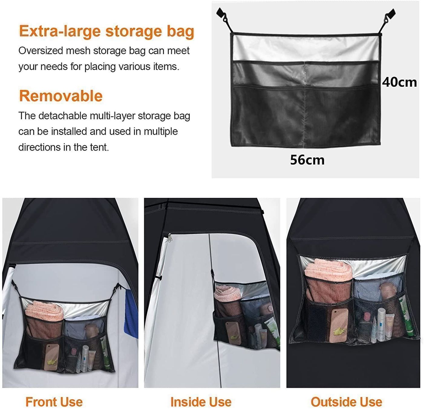 WC: Duschzelt Campingdusche Campingtoilette Umkleideraum – Nuovo e nell'imballaggio originale da Dörflingen venduto da Nixhub 3