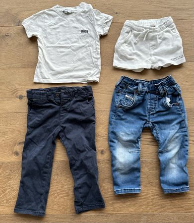 Marken Jungen-Set Jeans Gr. 86 (Boss, Diesel, Mayoral)