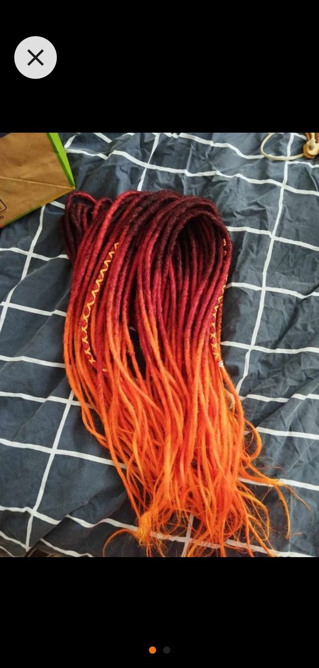 Accessori per capelli: Dreadlocks dread Set gothic punk goa hochwertig – Usato da schaffhausen venduto da flummimami2