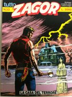 TUTTO ZAGOR # 33 LA CASA DEL TERRORE 1989 Sergio Bonelli Ed
