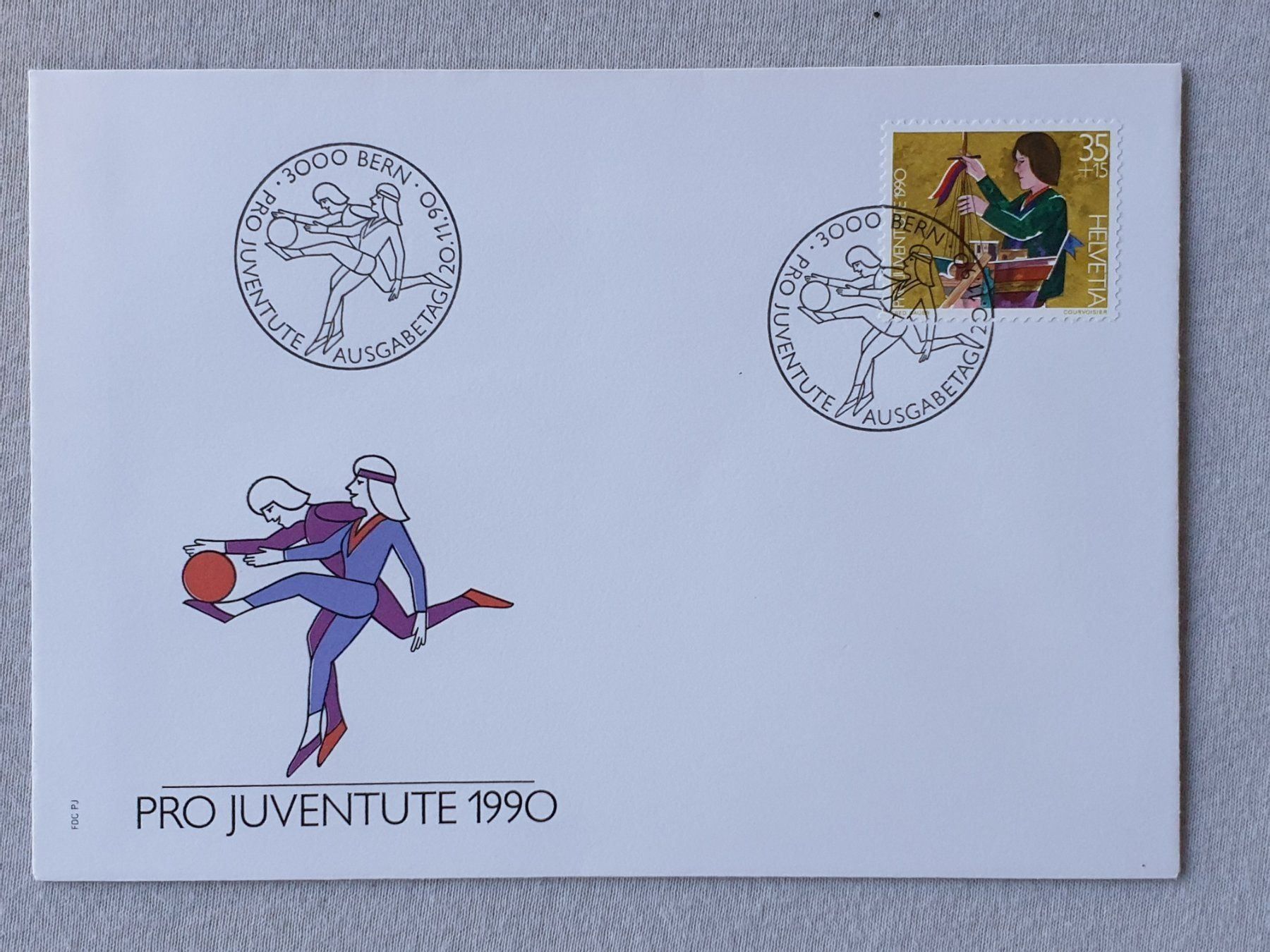 Tutti i francobolli: (191) Pro Juventute 1990 mit ET Stempel – Usato da Schwarzhäusern venduto da Inot3 5