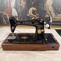 Vintage Singer Nähmaschine Koffer - Rarität, funktioniert
