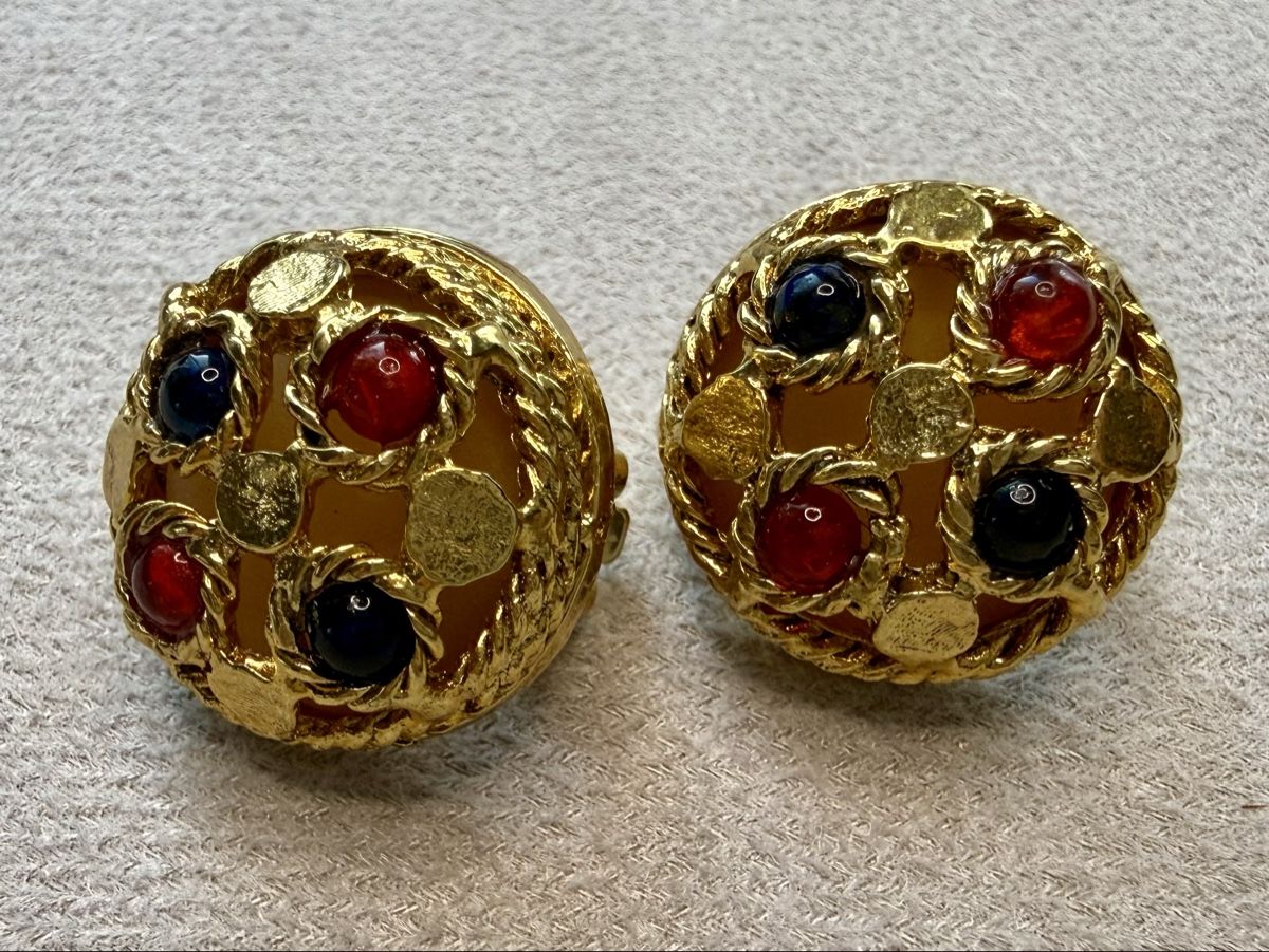 Ohrringe & -stecker: Vintage Clip Ohrringe – Gebraucht aus Lamone von LaCantinaMagica 3