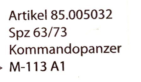 Schweizer Armee Modellbausätze & Standmodelle: SPz 3. Kdo Panzer CH-Armee 1:87 HO / OVP – Neu und originalverpackt aus Fulenbach von fred039 6