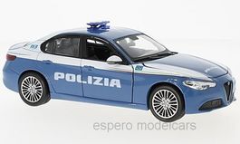 Alfa Romeo Giulia 952 seit 2016 "Polizia hellblau / weiss"