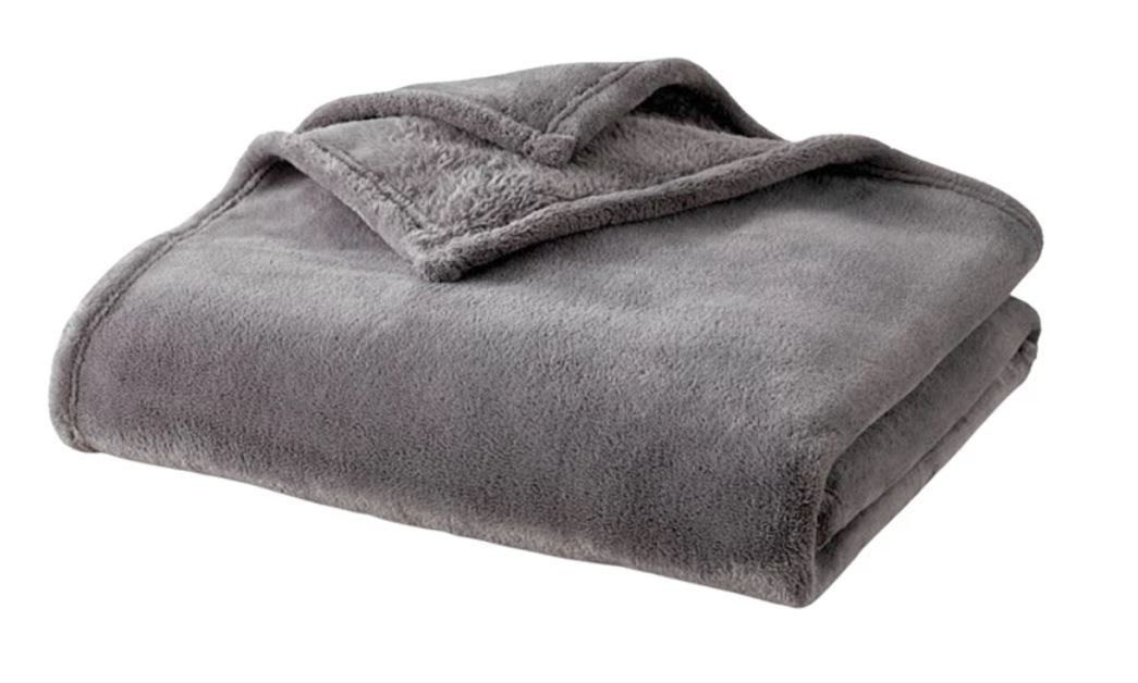Coperte: Plaids Cocooning - Kuscheldecke grau, 220 x 240cm – Nuovo e nell'imballaggio originale da Fislisbach venduto da GenerousClub 1