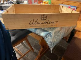 Holzkiste Wein Chile Almaviva S.A. Puente Alto, für Bar