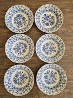 6 Suppenteller Original Zwiebelmuster Bohemia Porzellan 