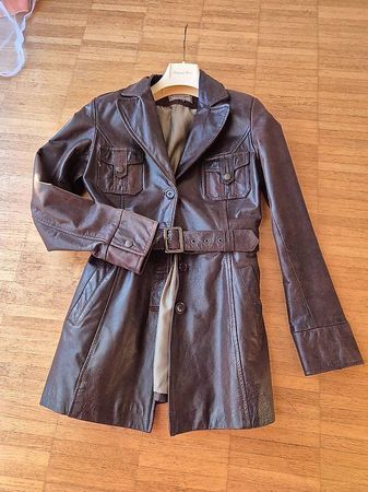 Echt Lederjacke Schokkobraun 38