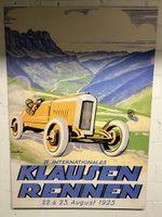IV. Internationales Klausenrennen 1925 – Plakat