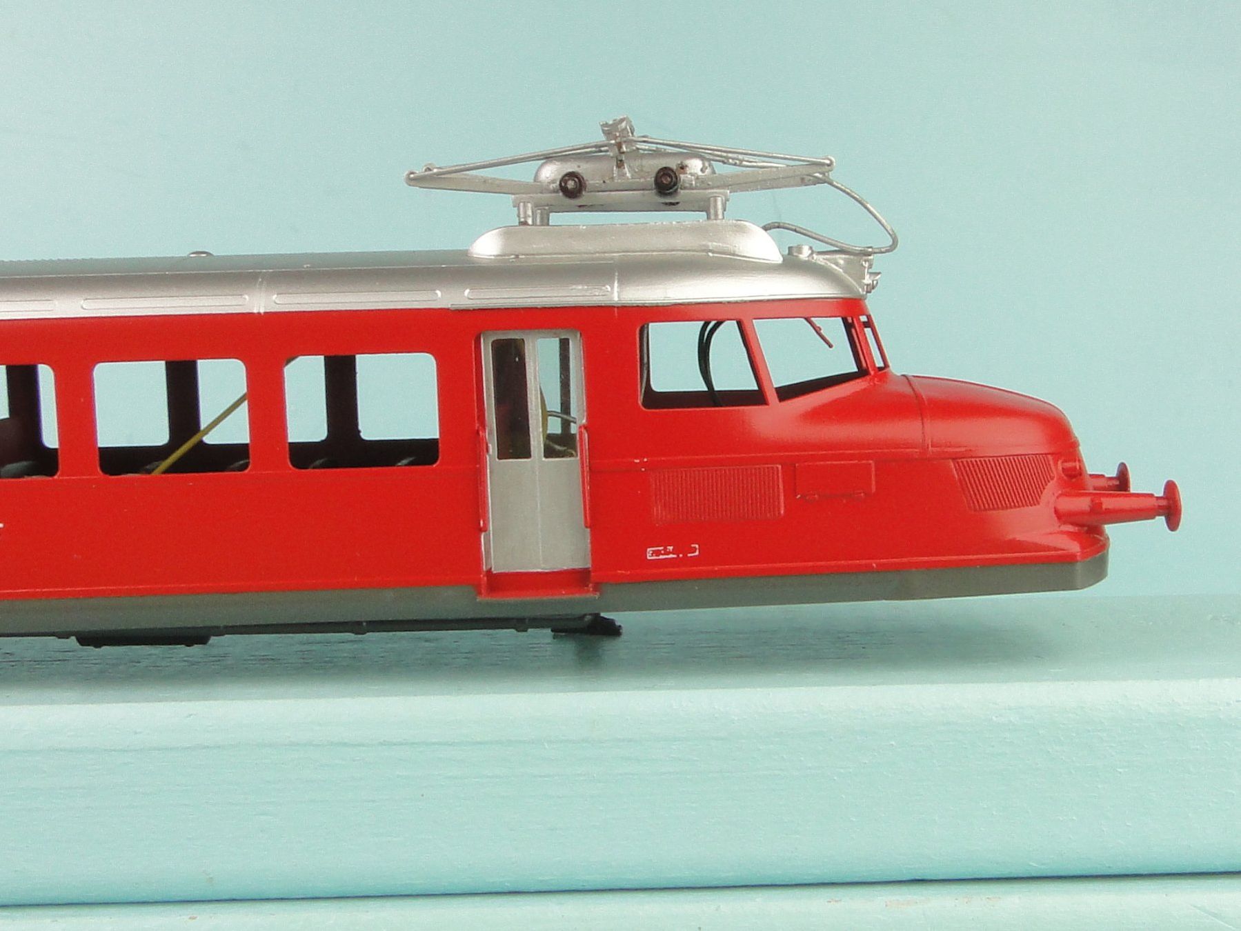 Fulgurex Modellini di ferrovie: Fulgurex H0, Roter Pfeil Gehäuse – Usato da Bülach venduto da cann11 5
