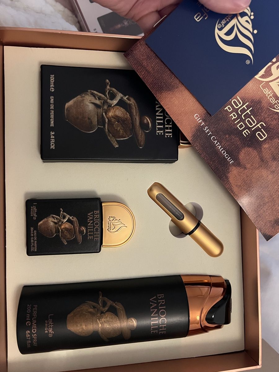 Lattafa Parfum & Eau de Toilette: Lattafa pride Brioche Vanille 100ml Gift Set – Neu und originalverpackt aus Genève von Lyn_moon 1