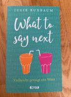 What to say next - Jugendbuch