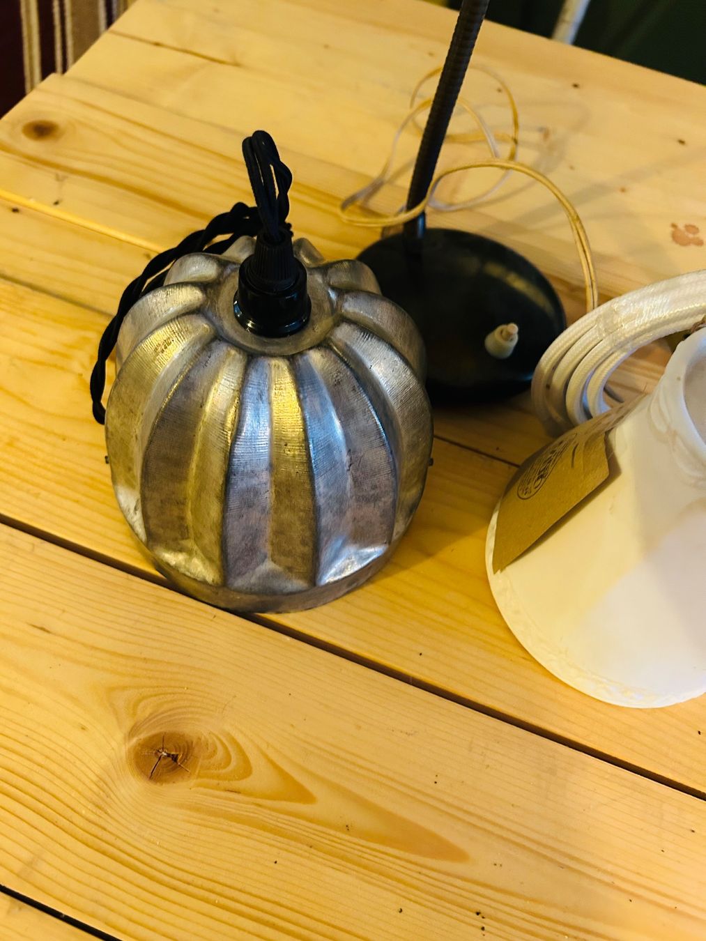 Lampade: 3 vintage  Lampen verkabelt. – Usato da Zürich venduto da KuduKing 4
