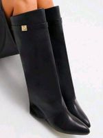Statement Boots - 39.5 - schwarz