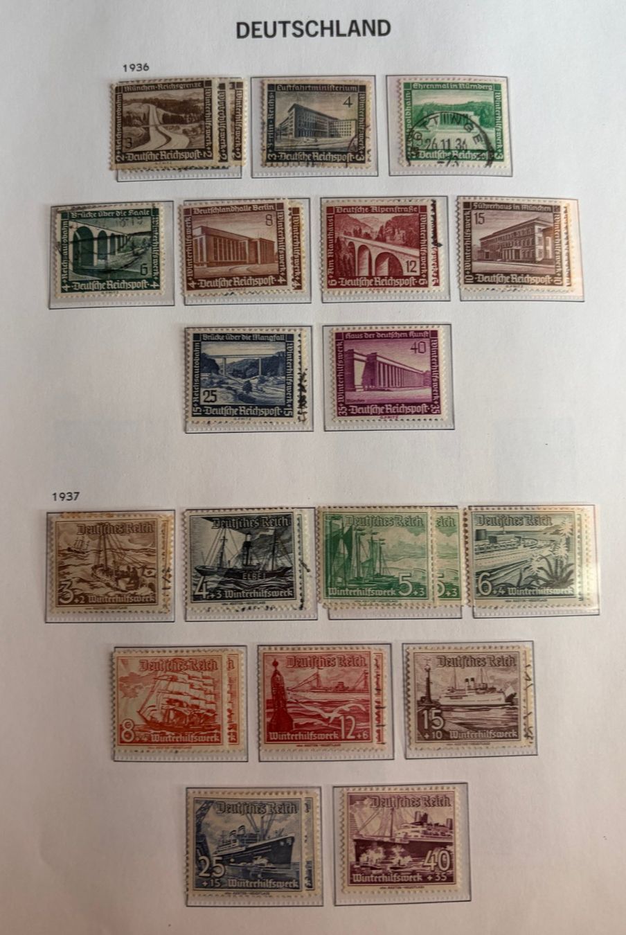 Alle Briefmarken: Briefmarken Deutsches Reich – Gebraucht aus Dotzigen von ser_8hp9