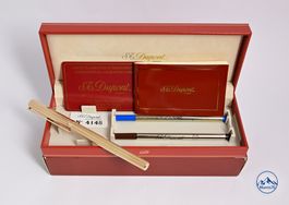 S.T. Dupont Kugelschreiber vergoldet mit original Schachtel