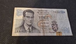 Billet Belgique 20