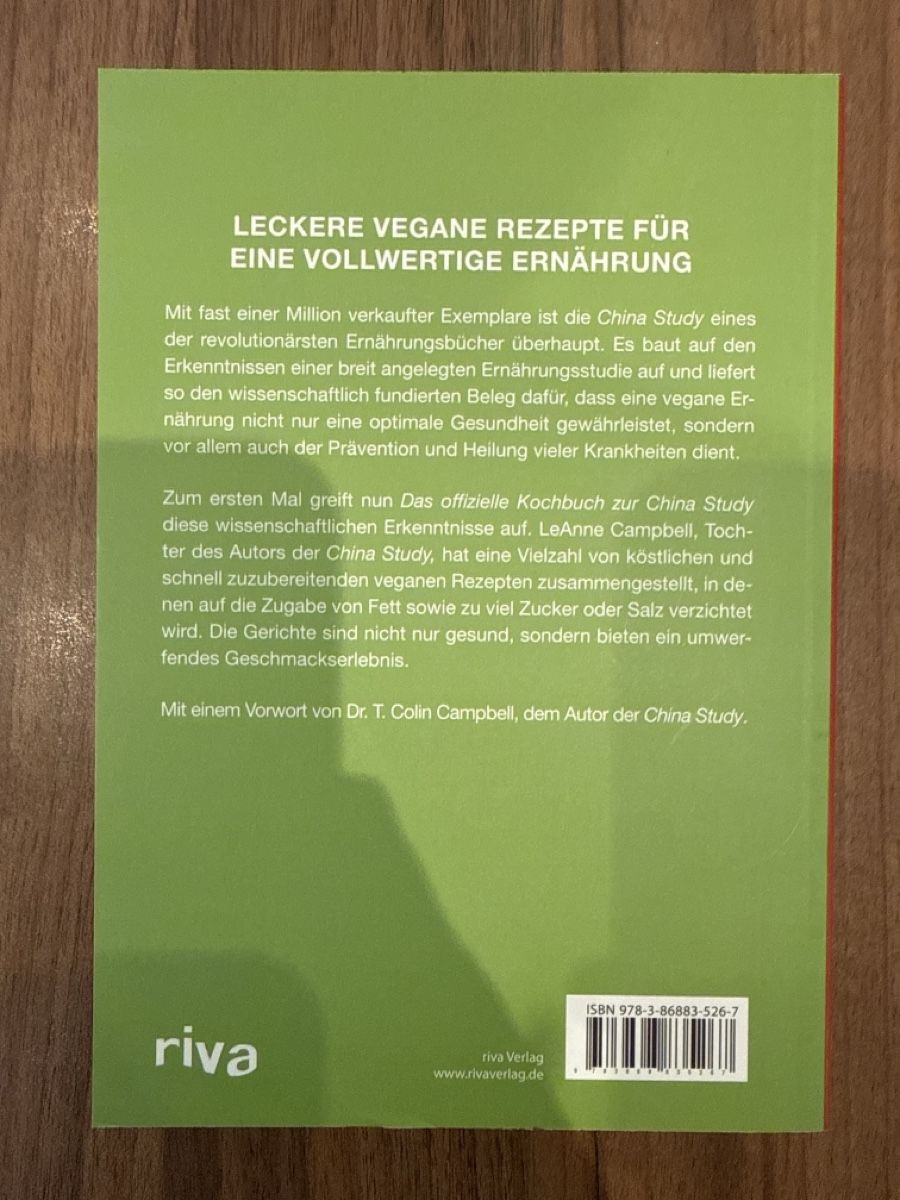Libri: China Study Buch und Kochbuch Set – Usato da Gossau ZH venduto da Phelsuma01 4