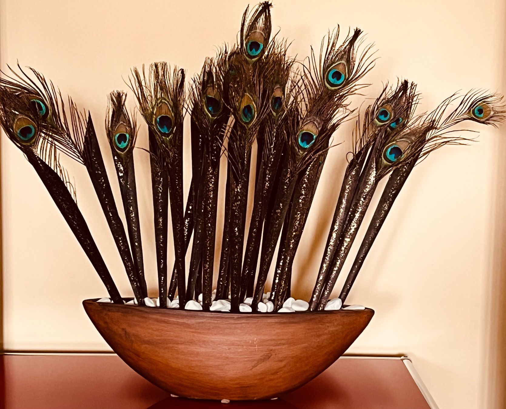 Tutte le decorazioni: Deko Vase mit Pfauenfedern – Usato da Aarau venduto da PPhof96
