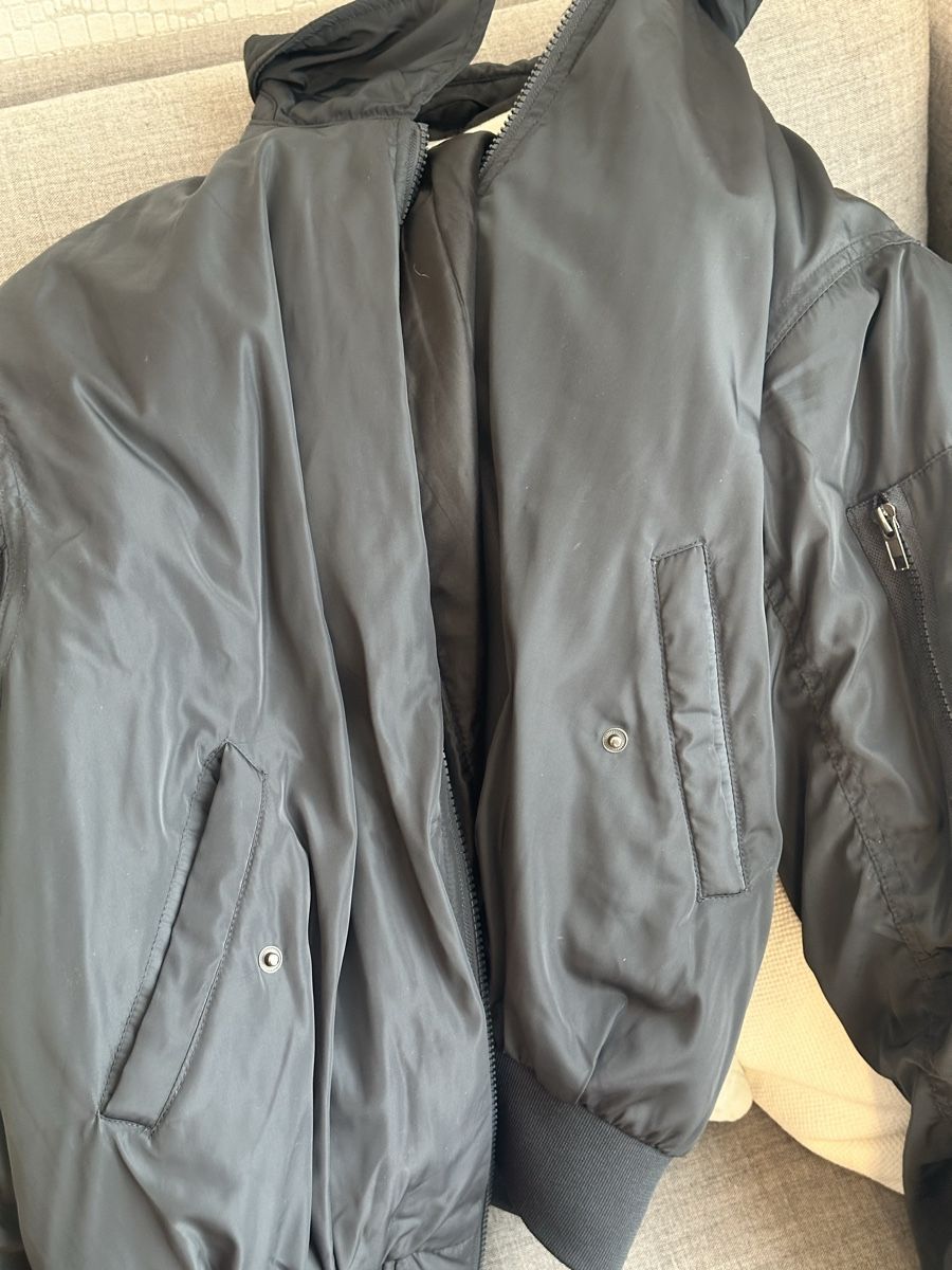 Giacche: Bomber-Jacke in grau-blau Grösse M – Usato da Zürich venduto da Mona-L 5