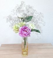 Glas Vase Honigfarben -  Vase en verre couleur miel