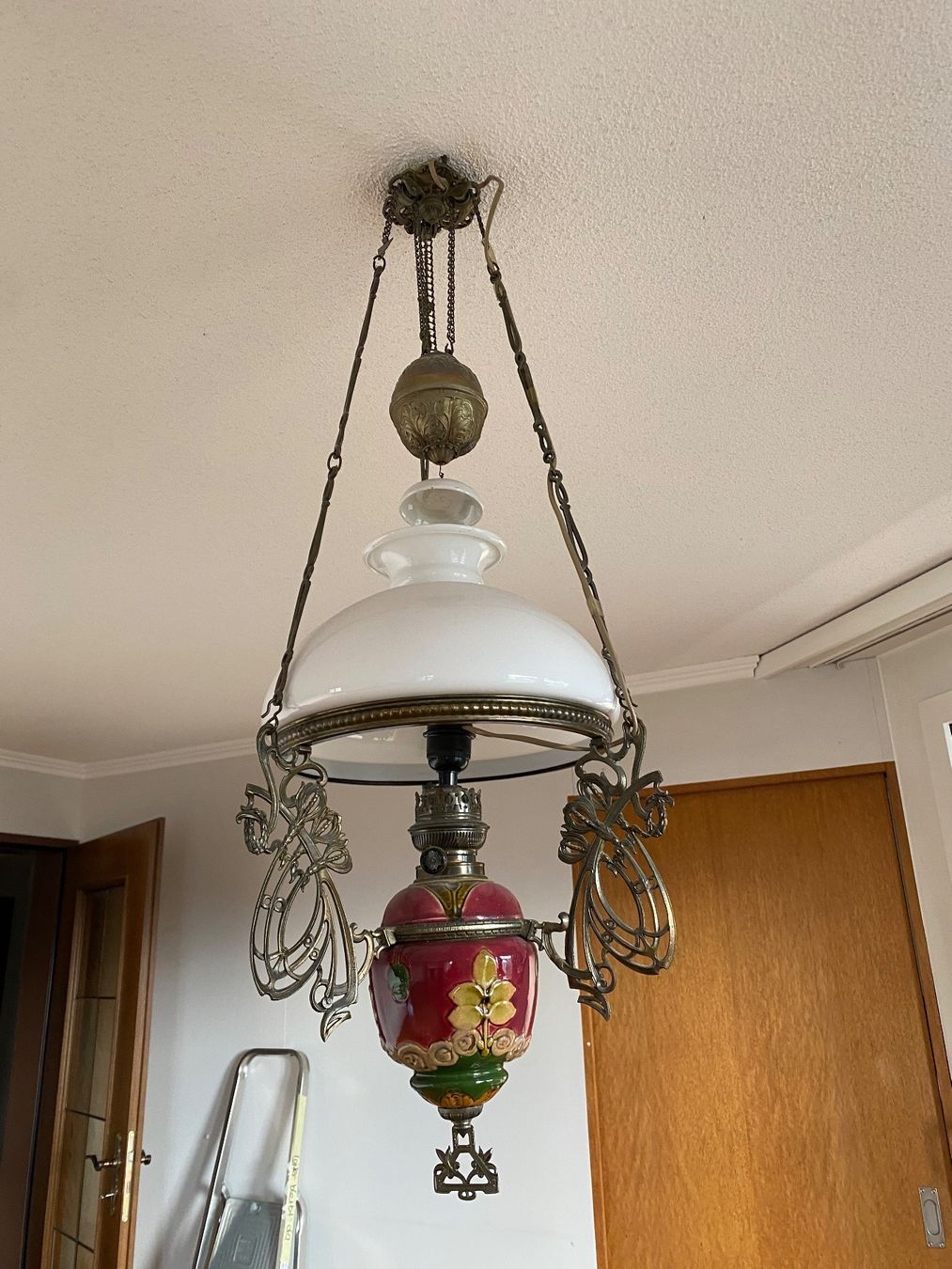 Lampadari & plafoniere: Hängelampe / Deckenleuchte antik – Usato da Sins venduto da cristalli 1