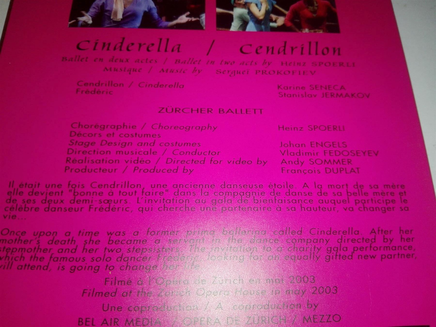 Tutti i DVDs: Cinderella  (Prokofiev) – Usato da St. Gallen venduto da elk2021 8