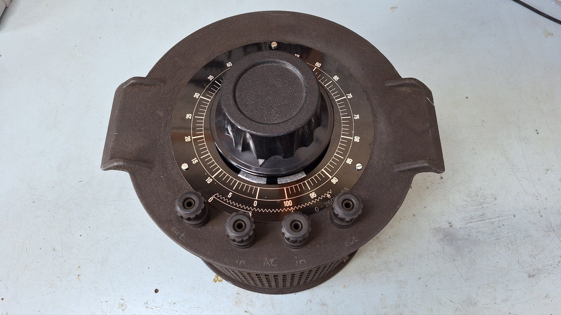 Elektronikbauteile: Variac Stelltrafo Regeltrafo Transformator – Gebraucht aus Oberentfelden von Hvpower 2