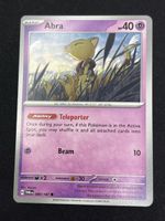 Pokemon Sammelkarte Abra 080/167 non Holo 2024
